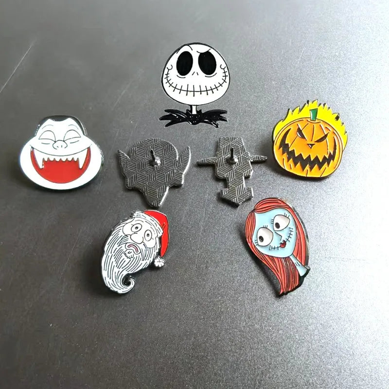 7 Pièces Pins Cartoon