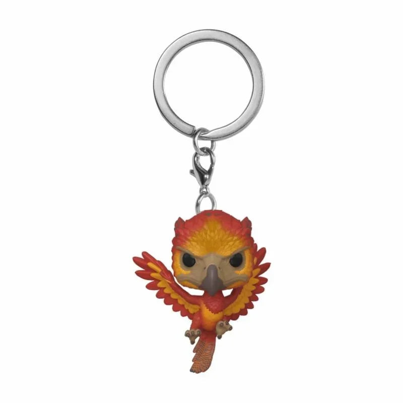 Funko POP Keychain Toy Harried Hermione Potters Series Ginny Ron Hedwig Snape Fawkes Dementor Luna Pocket Pop Key Ring Chain Toy
