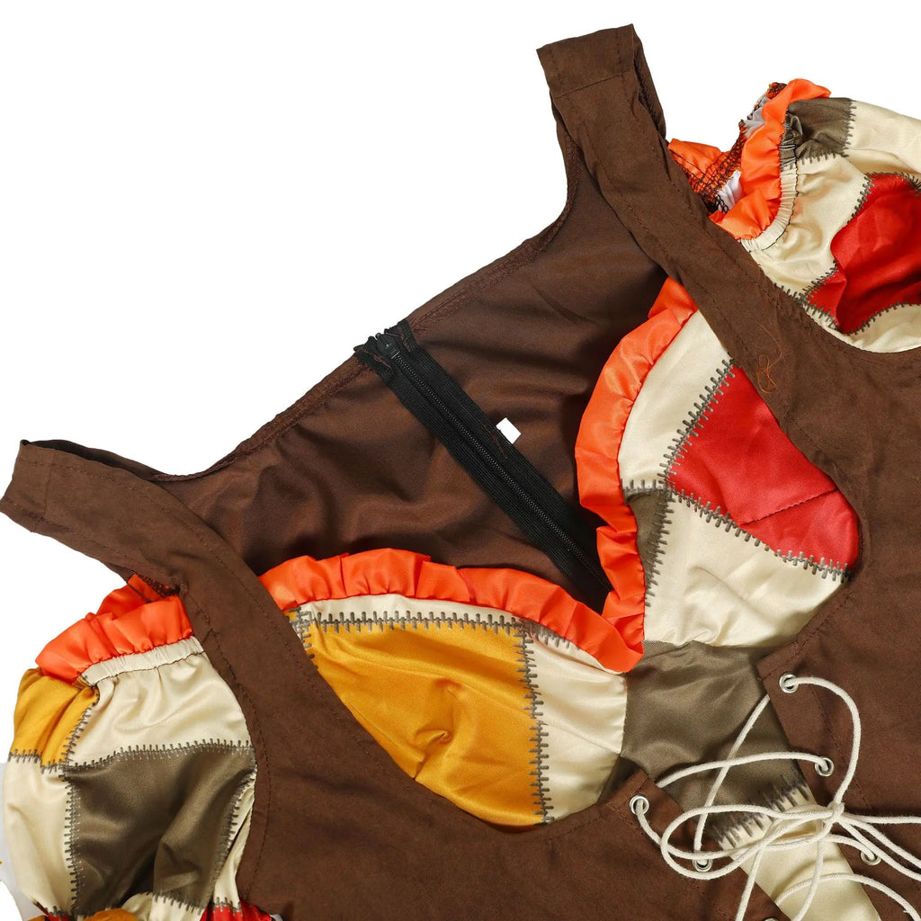 Halloween Costumes for Womens Scarecrow Costume Adult Horror Wizards Witch Cosplay Carnival Party Fancy Dress Up