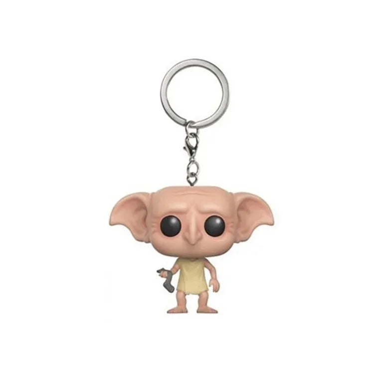 Funko POP Keychain Toy Harried Hermione Potters Series Ginny Ron Hedwig Snape Fawkes Dementor Luna Pocket Pop Key Ring Chain Toy