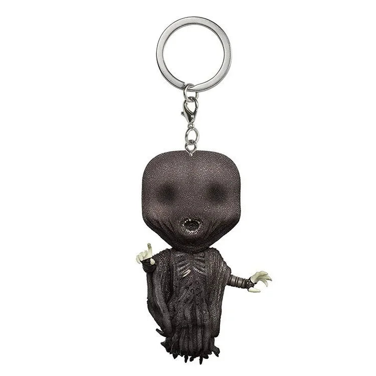Funko POP Keychain Toy Harried Hermione Potters Series Ginny Ron Hedwig Snape Fawkes Dementor Luna Pocket Pop Key Ring Chain Toy